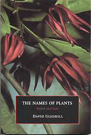 The Names of Plants by David Gledhill