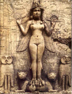 The Burney Relief. 1800 B.C., Babylonian.